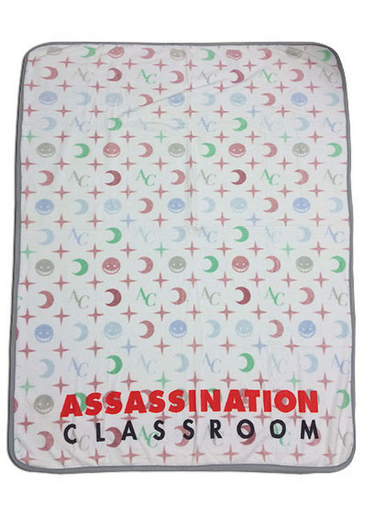 Assassination Classroom - Anime Monogram Throw Blanket 46"W x 60"H