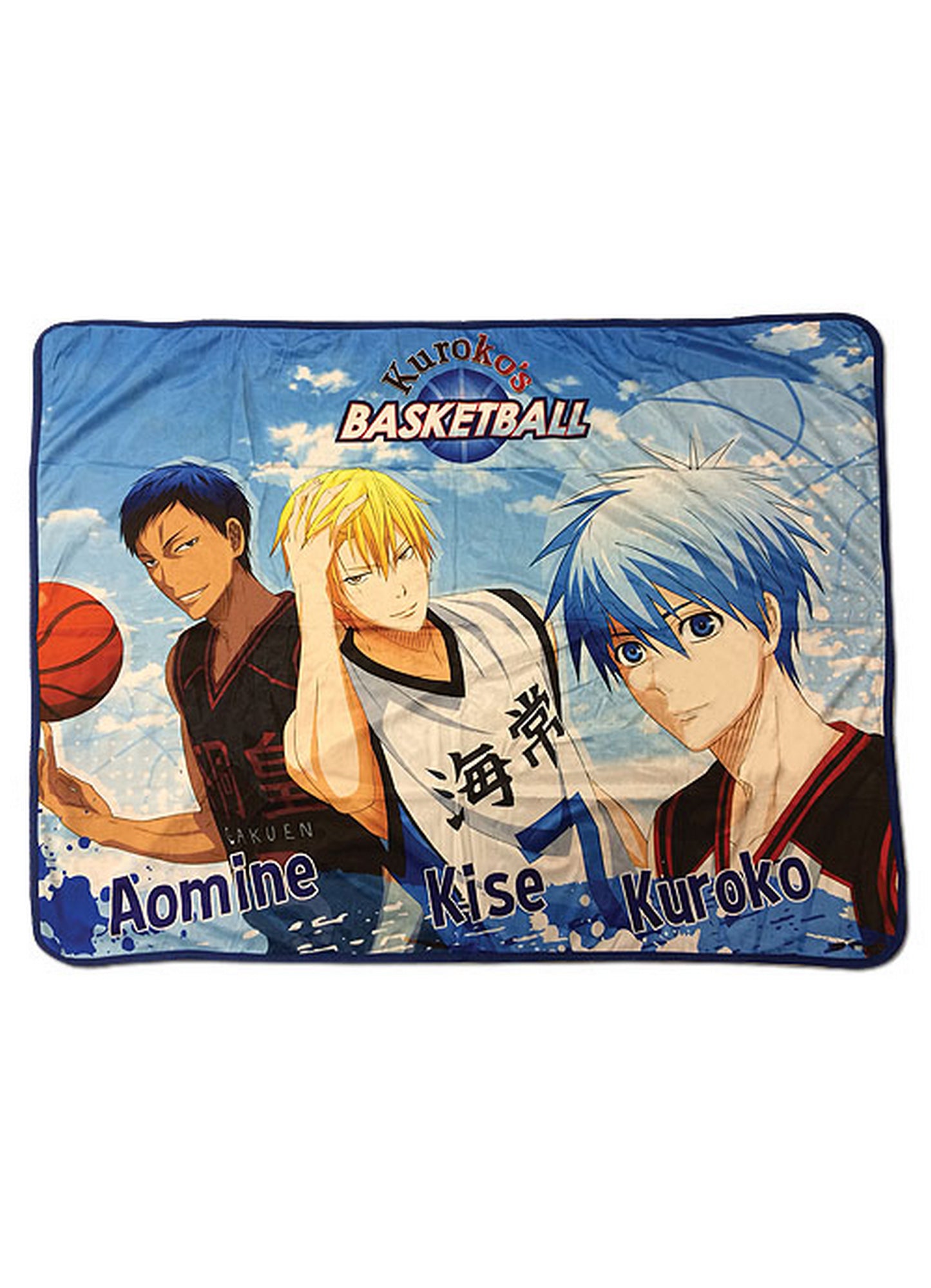 Kuroko's Basketball - Tetsuya Kuroko & Ryota Kise & Daiki Aomine Sublimation Throw Blanket 46"W x 60"H