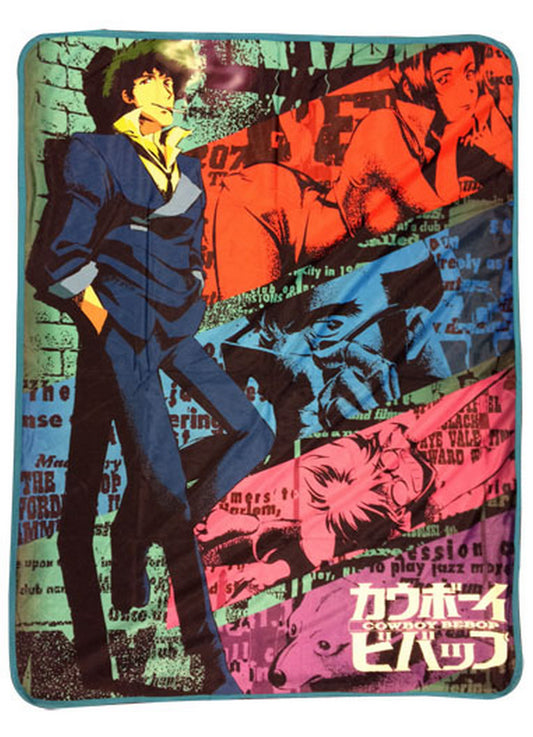 Cowboy Bebop - Spike Spiegel Sublimation Throw Blanket 46"W x 60"H