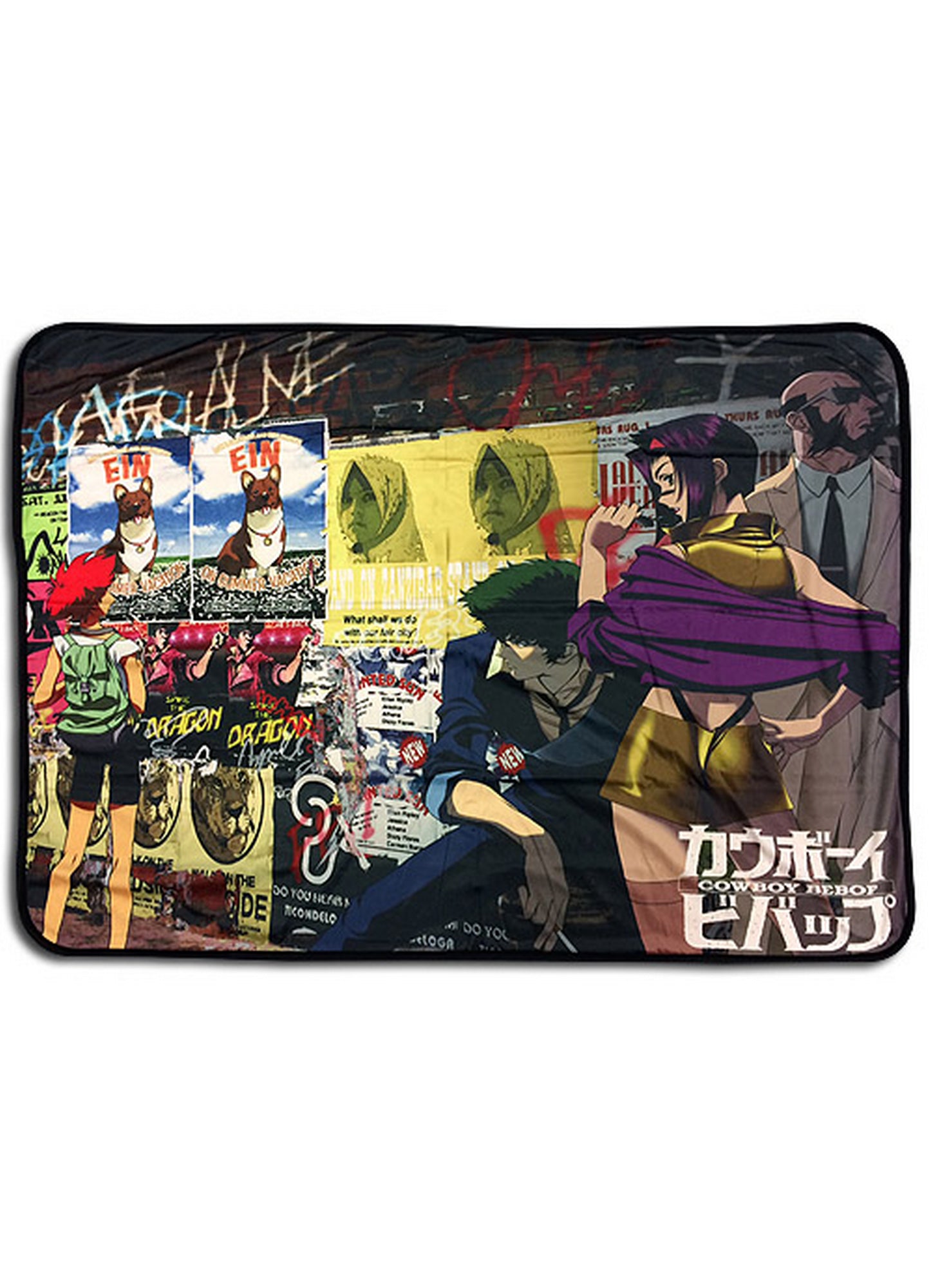 Cowboy Bebop - Group Sublimation Throw Blanket 46"W x 60"H