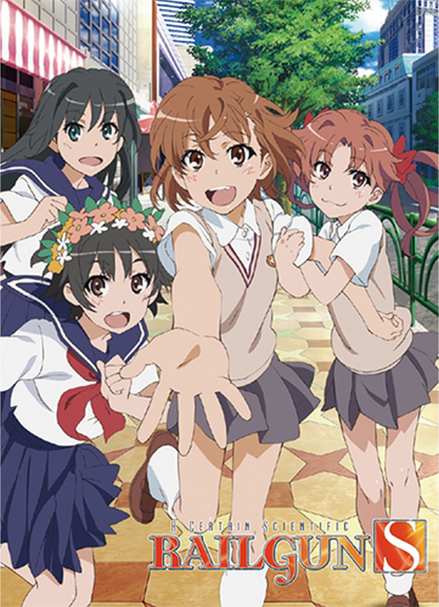 A Certain Scientific Railgun S - Group Sublimation Throw Blanket 46"W x 60"H