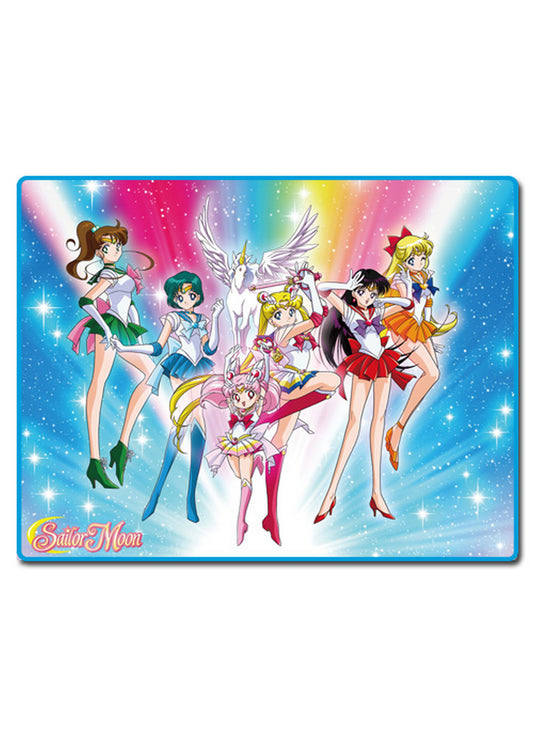 Sailor Moon Supers - Group In Sky Sublimation Throw Blanket 46"W x 60"H
