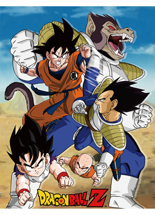Dragon Ball Z - Group 3 Sublimation Throw Blanket 46"W x 60"H