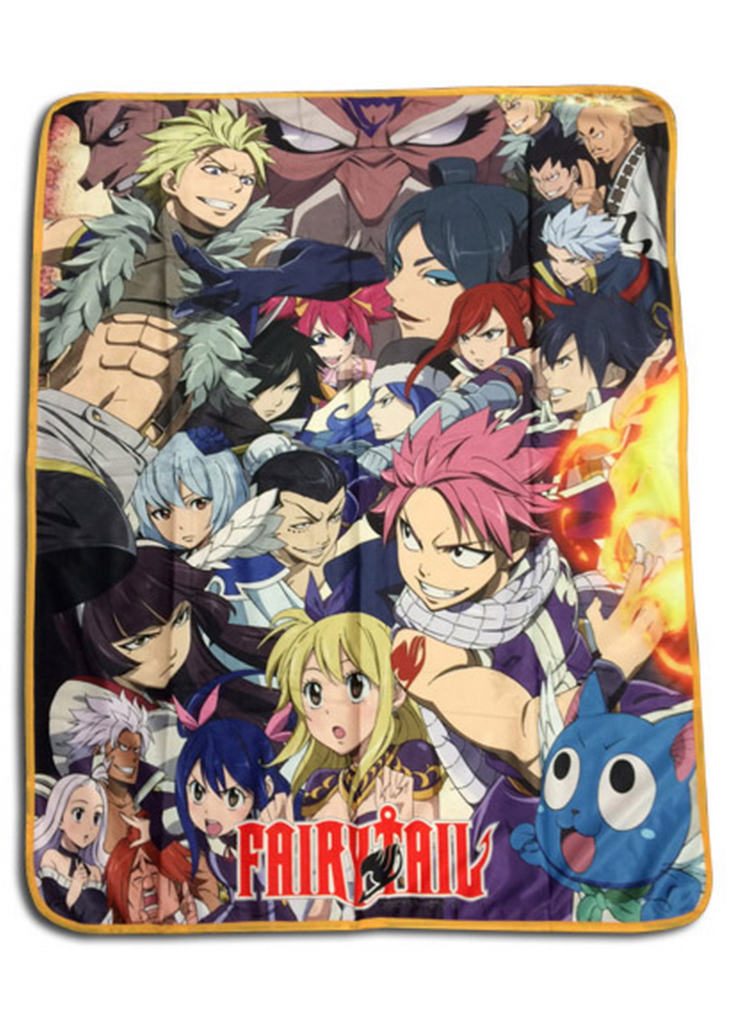 Fairy Tail - Big Group Sublimation Throw Blanket 46"W x 60"H