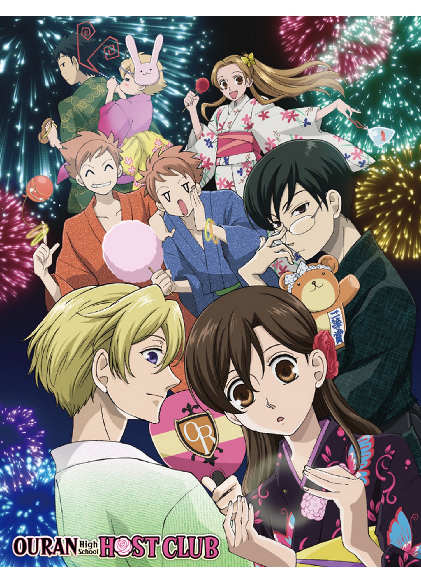 Ouran High School Host Club - Festival Sublimation Throw Blanket 46"W x 60"H