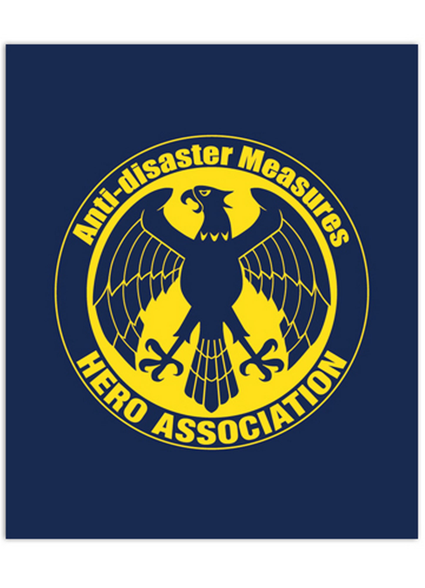 One Punch Man - Heroassociation Throw Blanket 46"W x 60"H