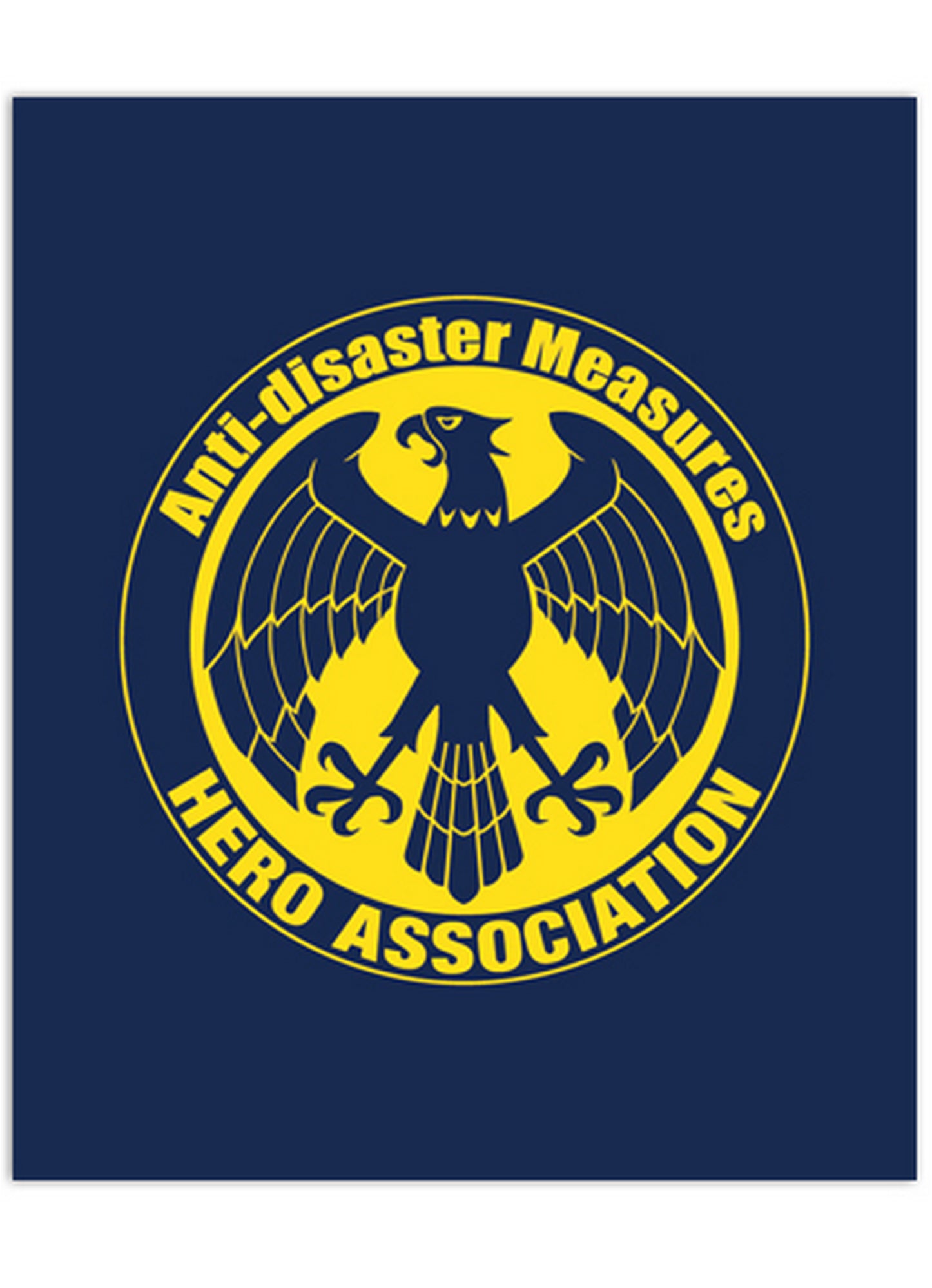 One Punch Man - Heroassociation Throw Blanket 46"W x 60"H