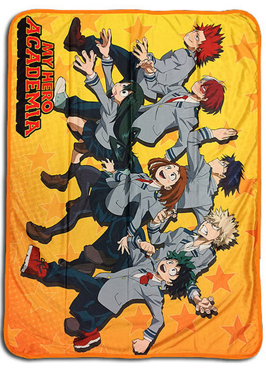 My Hero Academia - Group Run Sublimation Throw Blanket 46"W x 60"H