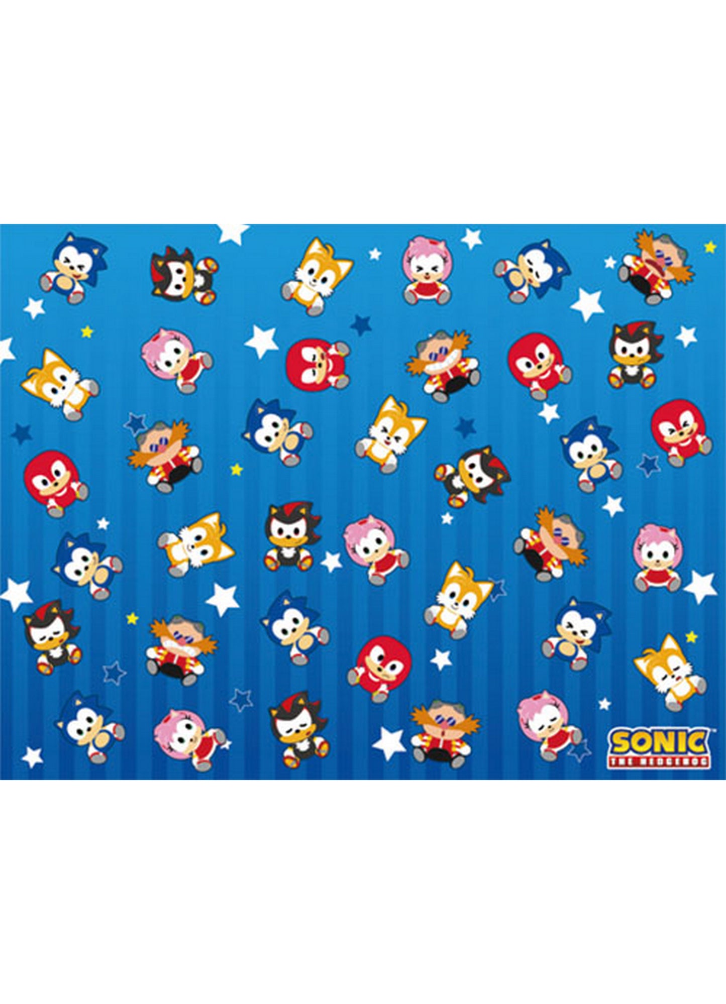 Sonic Hedgehog - SD Group Sublimation Throw Blanket 46"W x 60"H