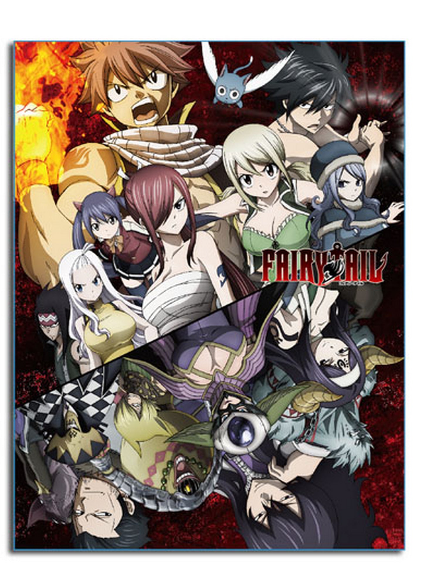 Fairy Tail S7 - Big Group Sublimation Throw Blanket 46"W x 60"H