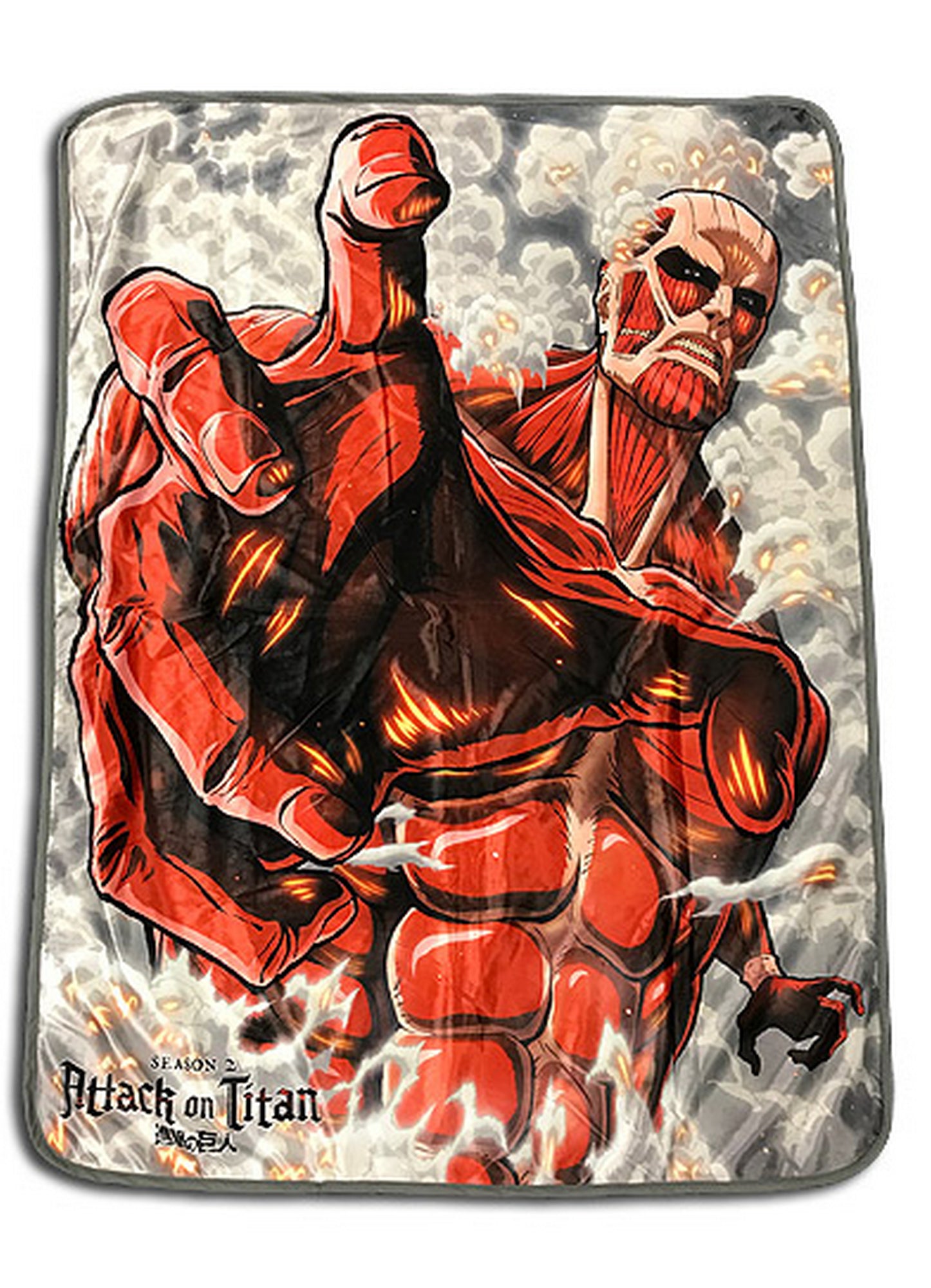 Attack on Titan Season 2 - Titan Sublimation Throw Blanket 46"W x 60"H