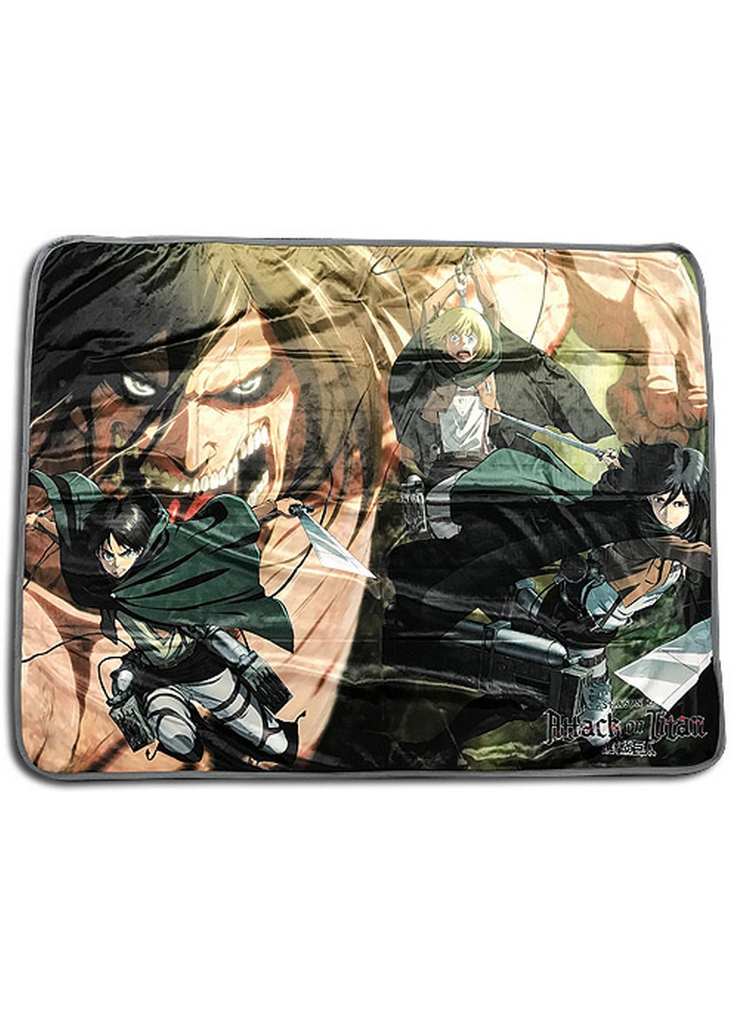 Attack on Titan Season 2 - Group Fight Sublimation Throw Blanket 46"W x 60"H