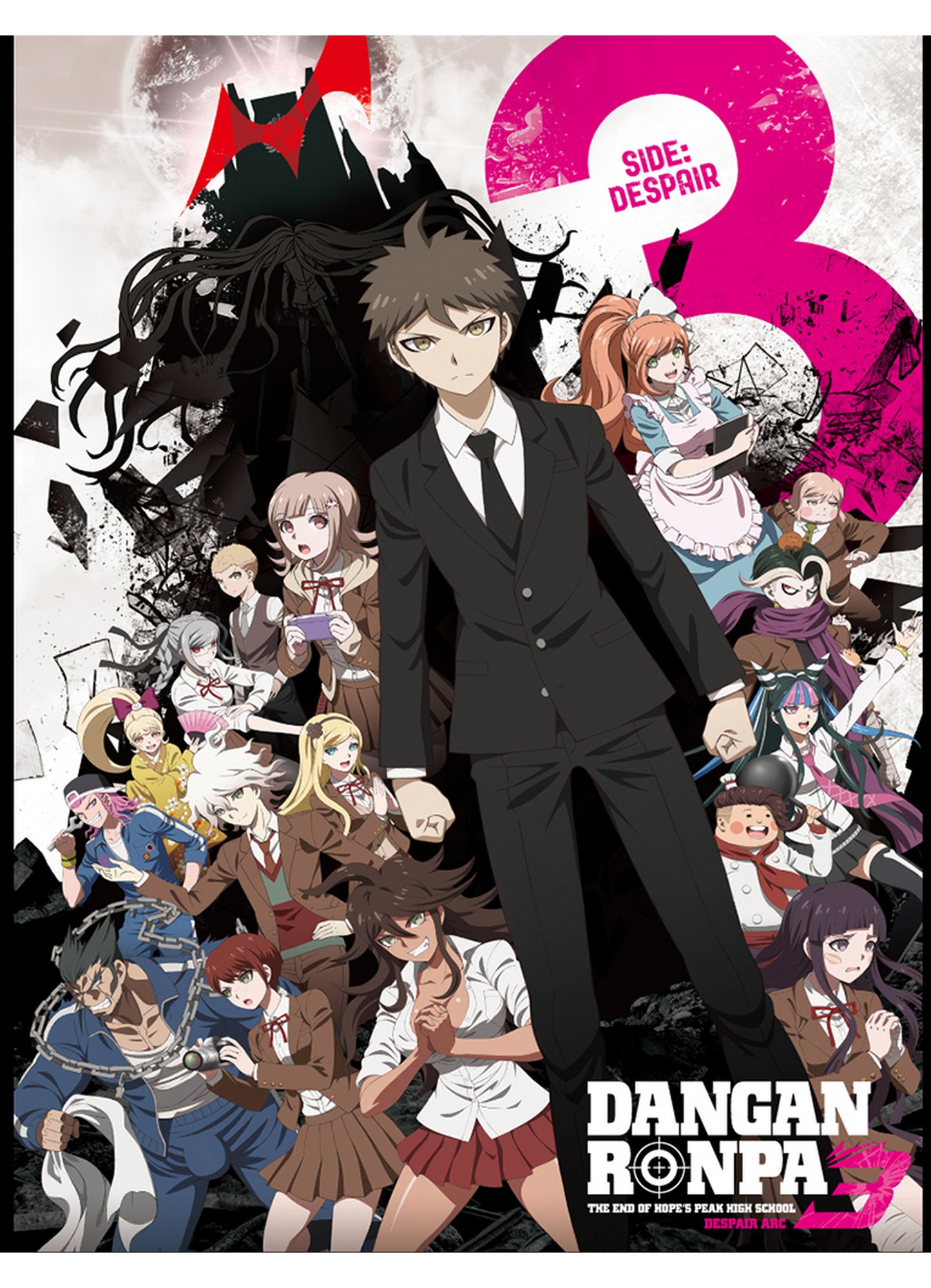 Danganronpa 3 - Key Art Sublimation Throw Blanket 46"W x 60"H