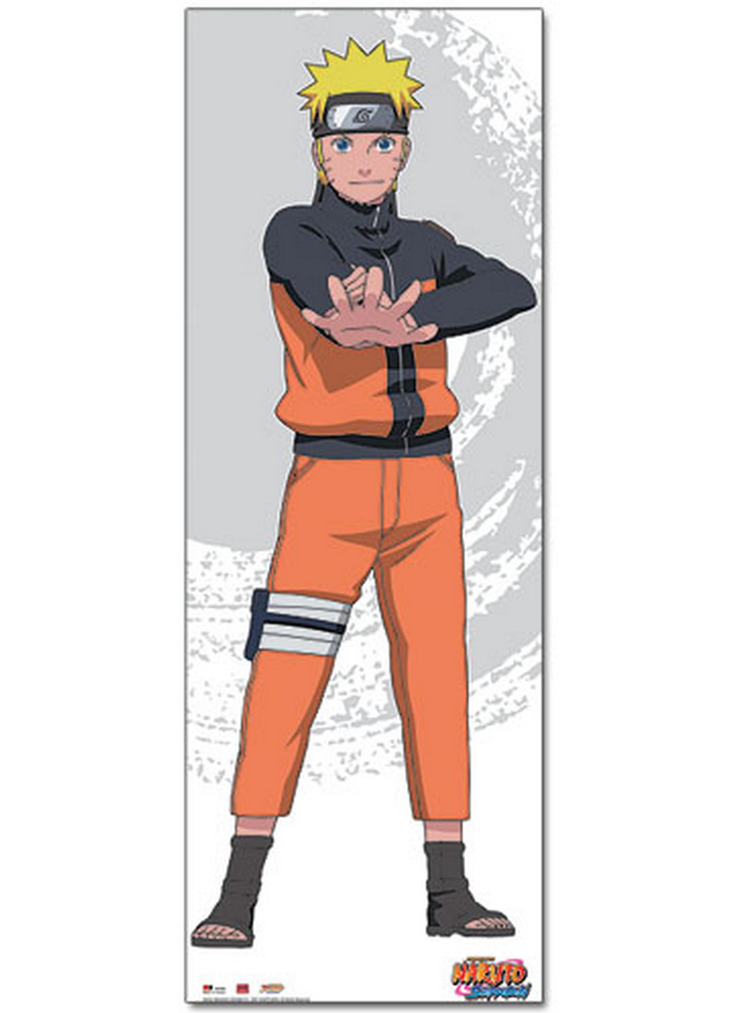 Naruto Shippuden - Naruto Uzumaki Over Size Wall Scroll 31"W x 43"H
