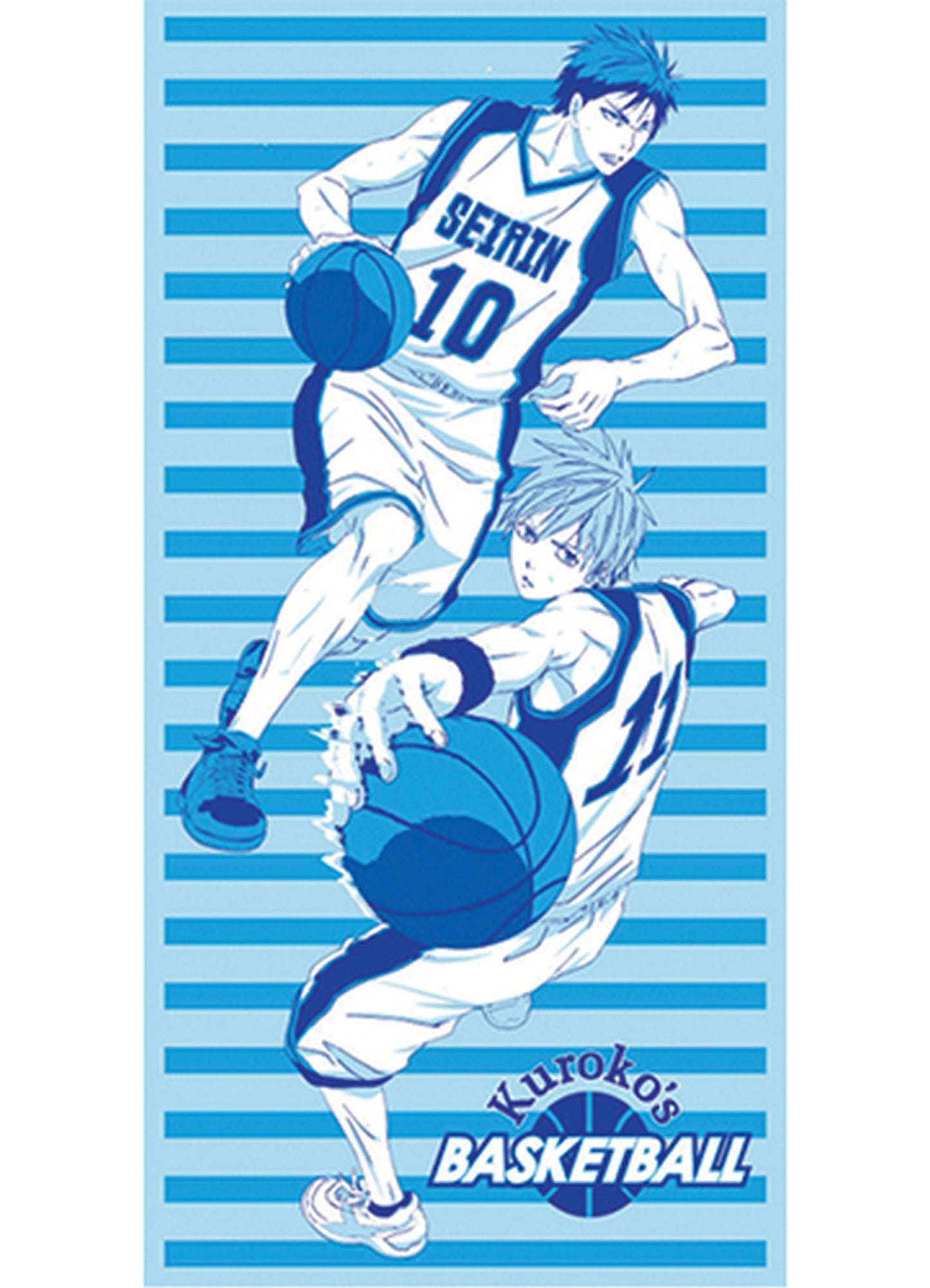 Kuroko's Basketball - Tetsuya Kuroko & Taiga Kagami Towel 29.5"W x 59"H