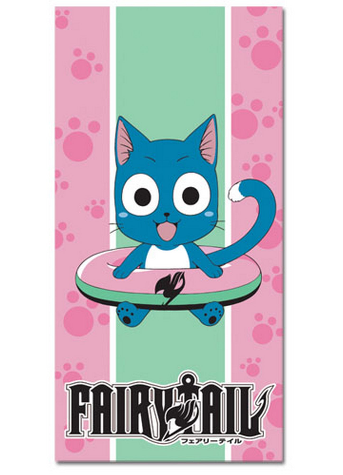 Fairy Tail S2 - Happy Towel 29.5"W x 59"H