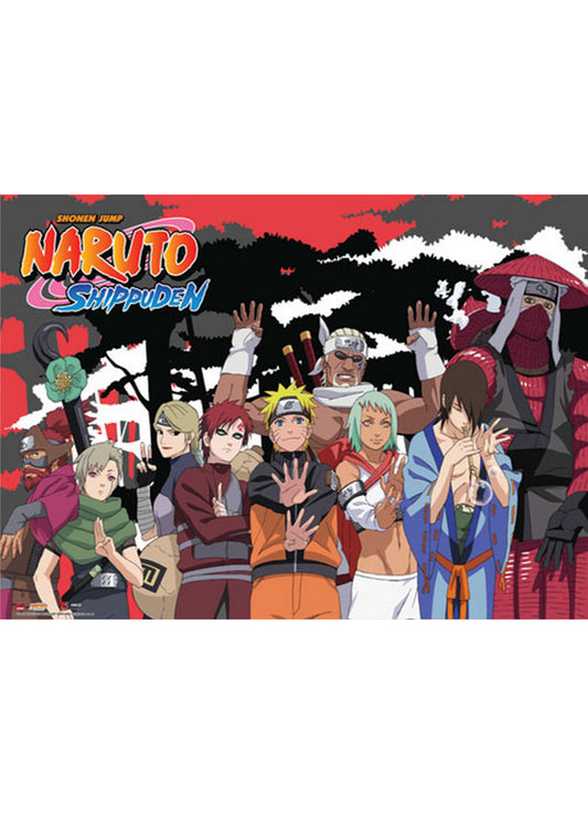 Naruto Shippuden - Jinchuriki Wall Scroll 31"W x 43"H