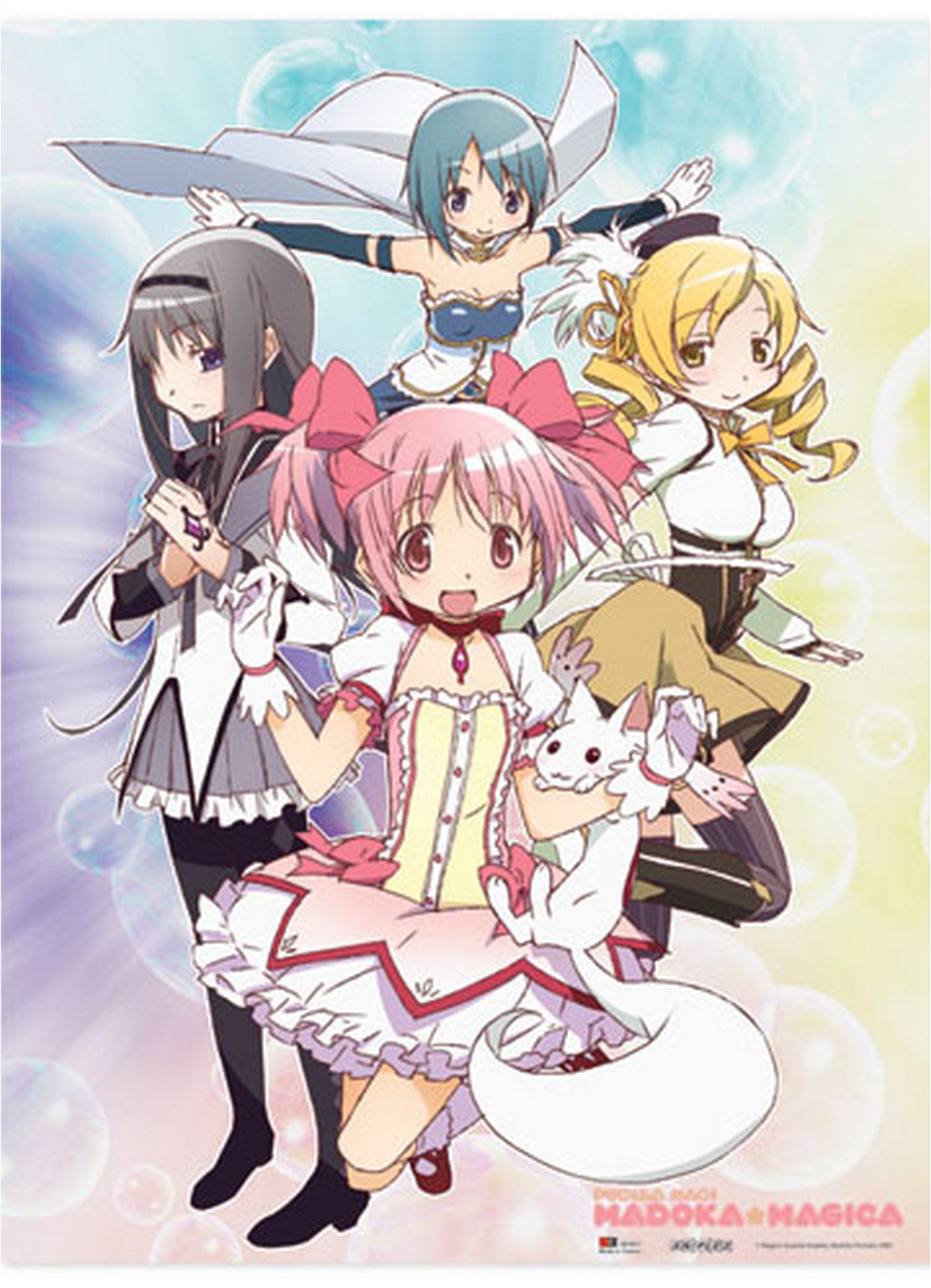 Madoka Magica - Group Wall Scroll 31"W x 43"H