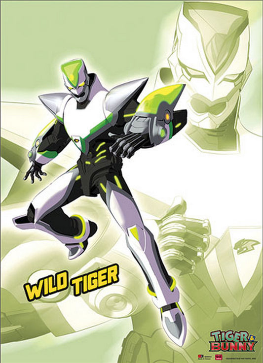 Tiger & Bunny - Wild Tiger Wall Scroll 31"W x 43"H