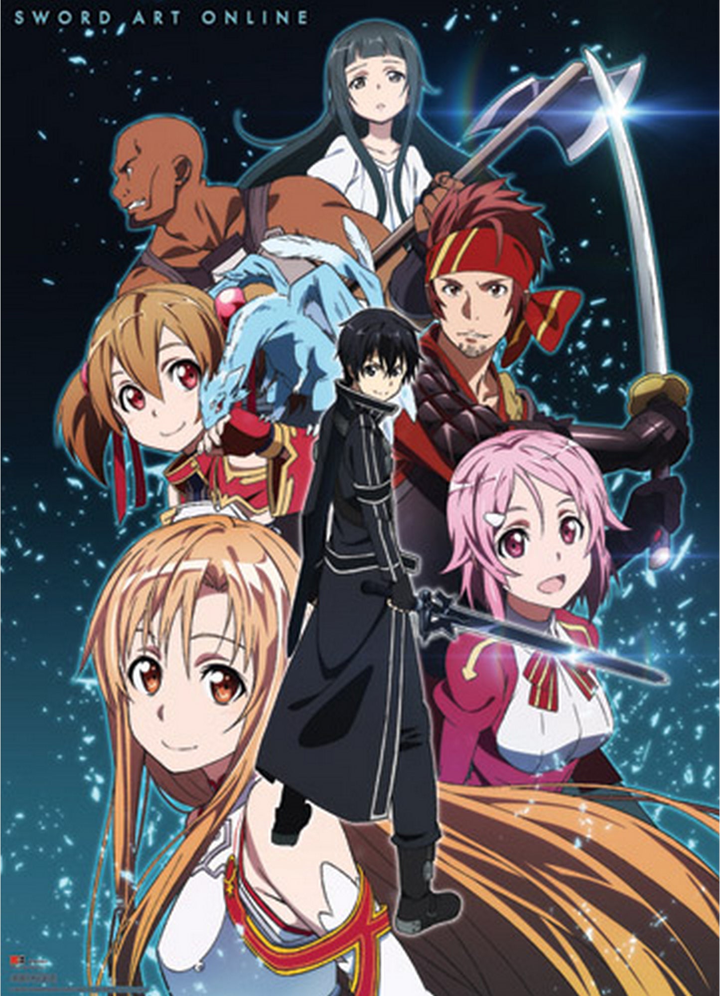 Sword Art Online - Group Shot Wall Scroll 31"W x 43"H