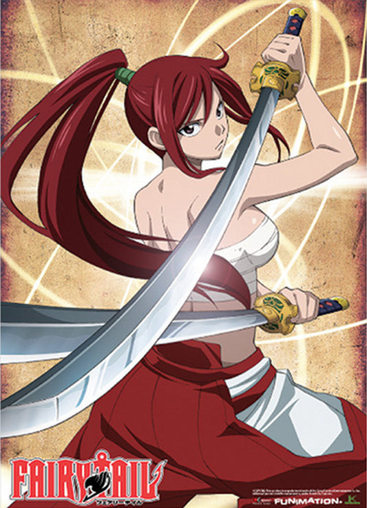 Fairy Tail - Erza Scarlet Wall Scroll 31"W x 43"H