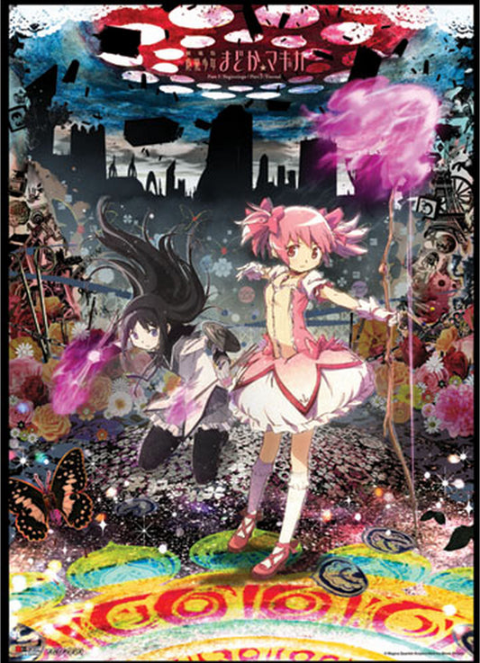 Madoka Magica Movie - Madoka Kaname & Homura Akemi Wall Scroll 31"W x 43"H