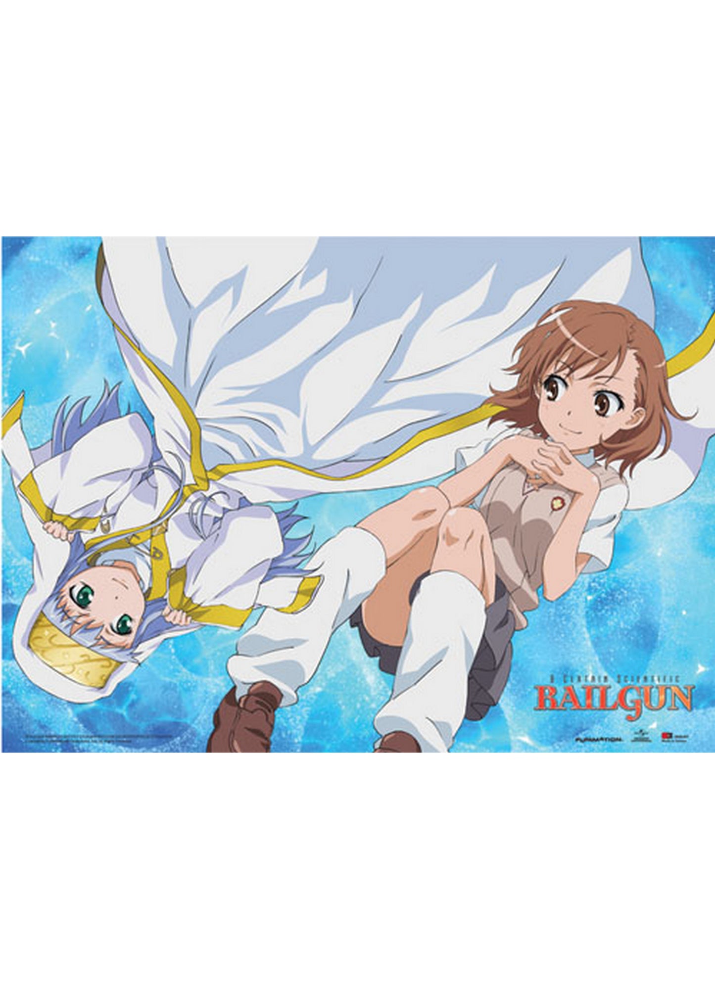 A Certain Scientific Railgun - Mikoto Misaka & Index Wall Scroll 31"W x 43"H