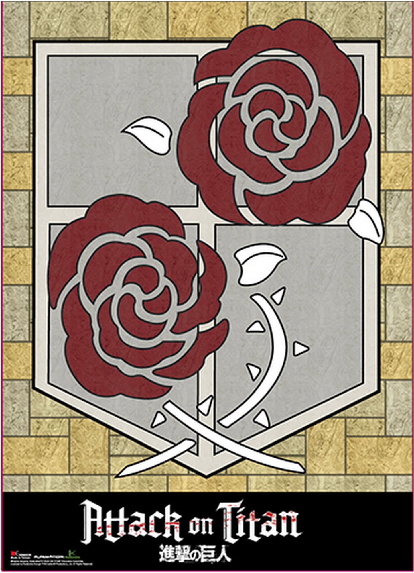 Attack On Titan - Garrison Regiment Wall Scroll 31"W x 43"H