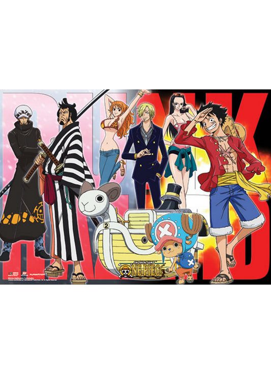 One Piece - Punk Hazard Wall Scroll 31"W x 43"H
