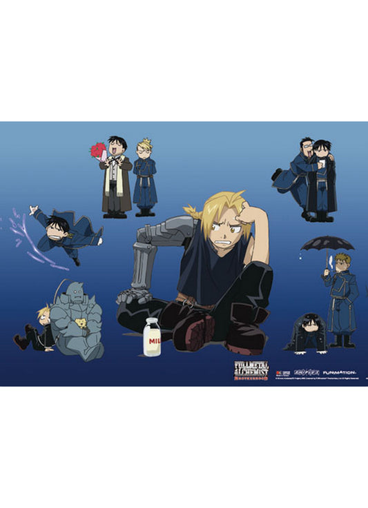 Full Metal Alchemist: Brotherhood - FMA Group 8 Wall Scroll 31"W x 43"H