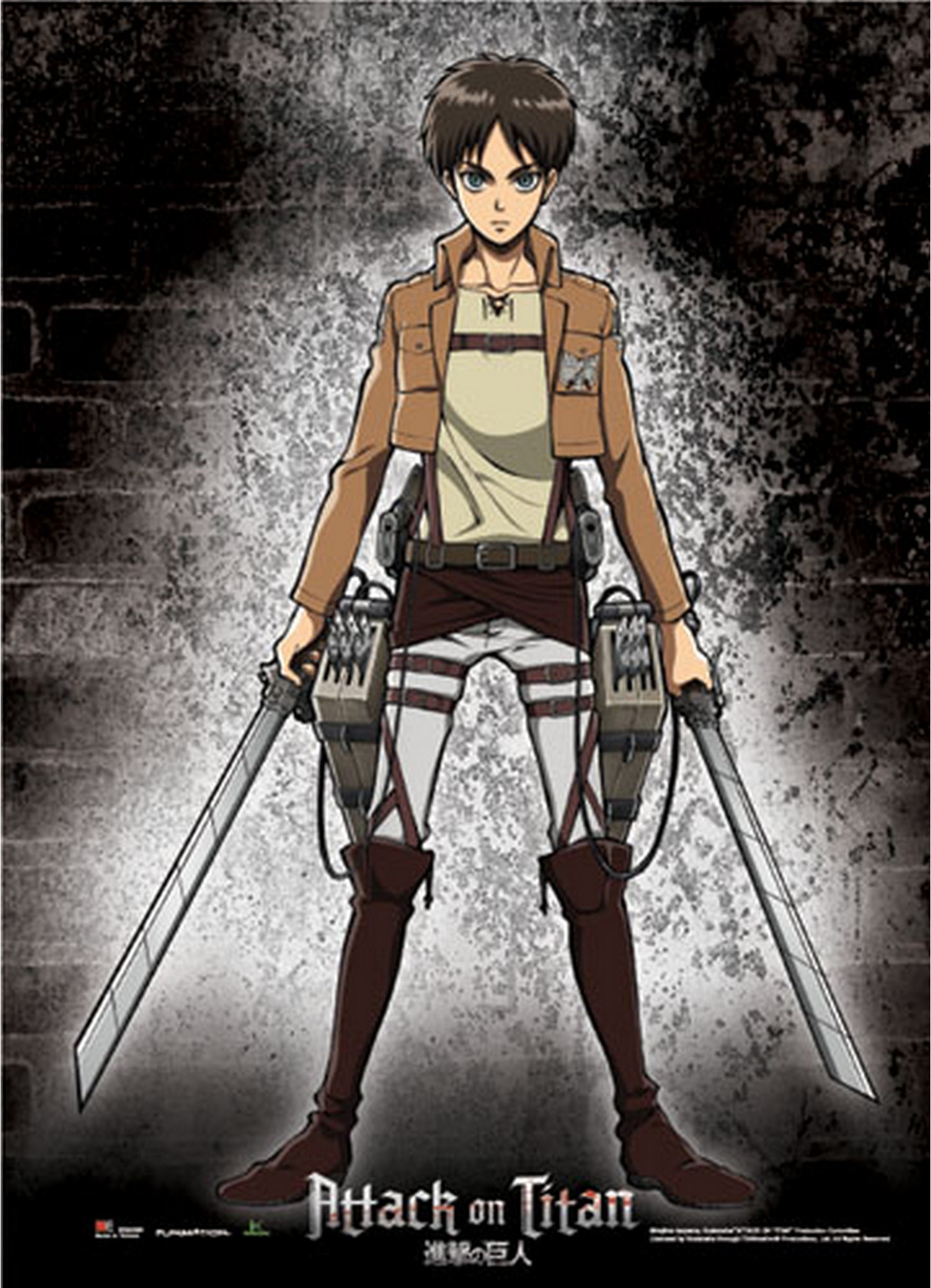 Attack On Titan - Eren Yeager Wall Scroll 31"W x 43"H