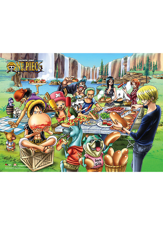 One Piece - Picnic Wall Scroll 31"W x 43"H