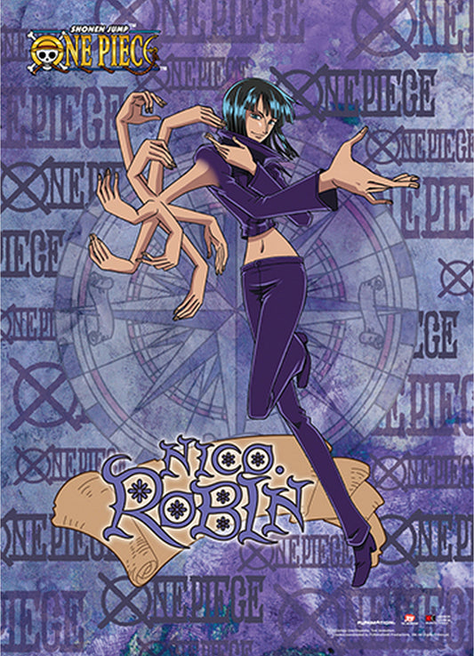 One Piece - Nico Robin Wall Scroll 31"W x 43"H