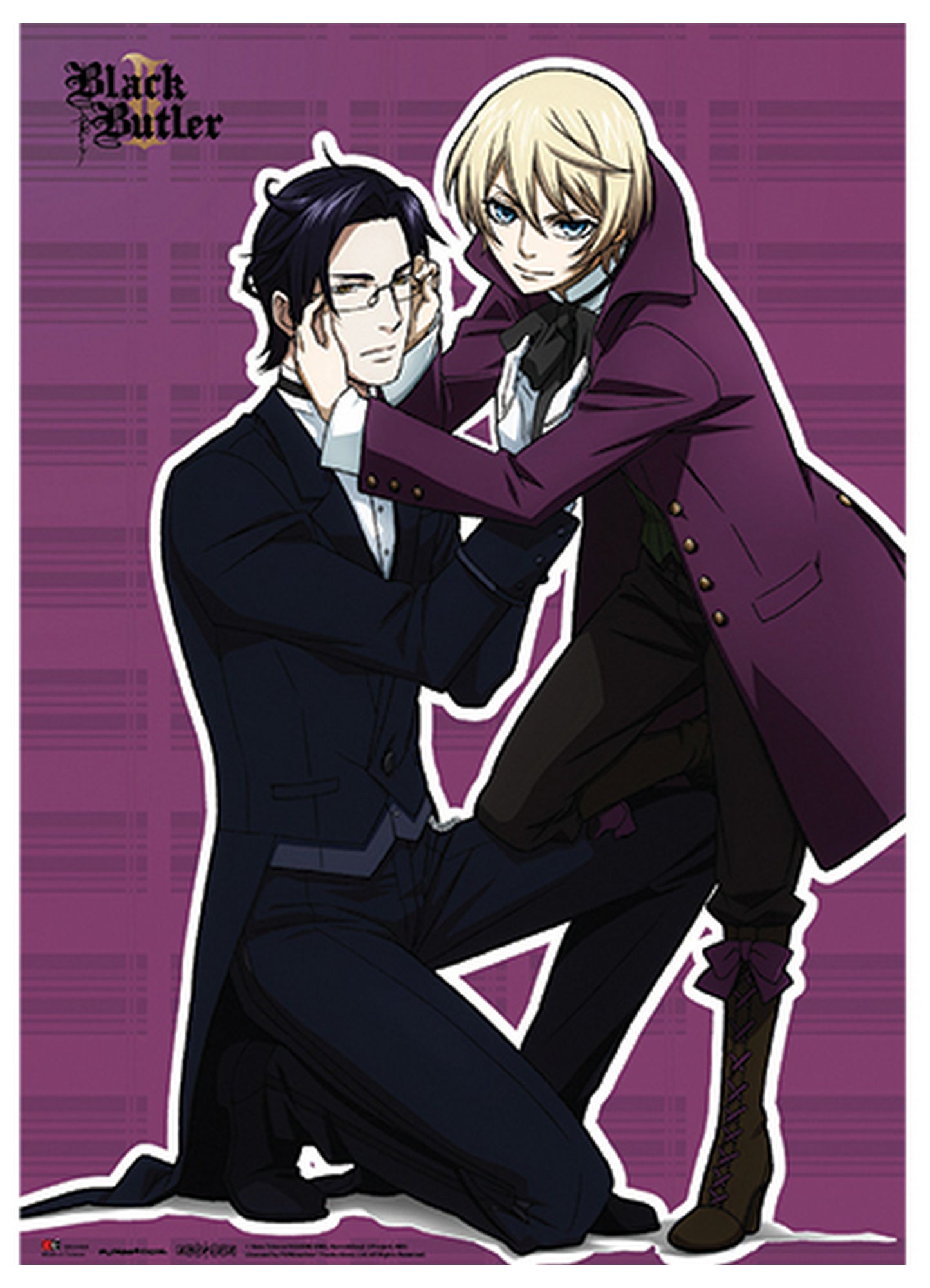 Black Butler 2 - Claude Faustus And Alois Trancy Readying Wall Scroll 31"W x 43"H