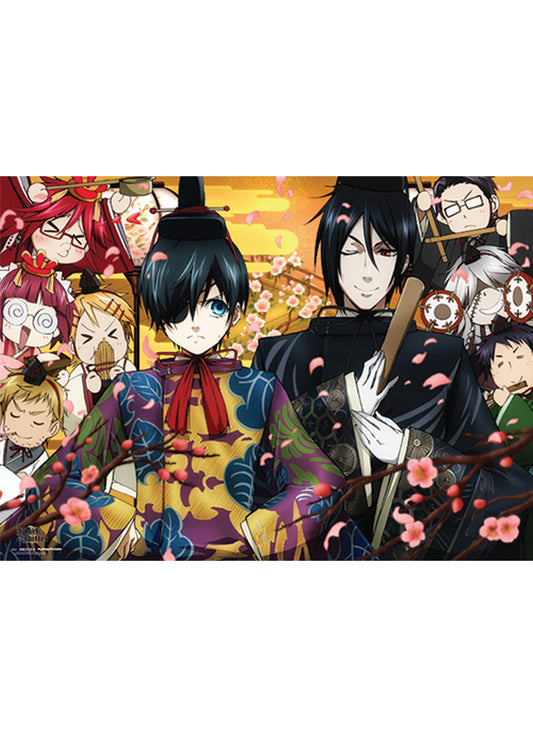 Black Butler 2 - Traditional Group Wall Scroll 31"W x 43"H