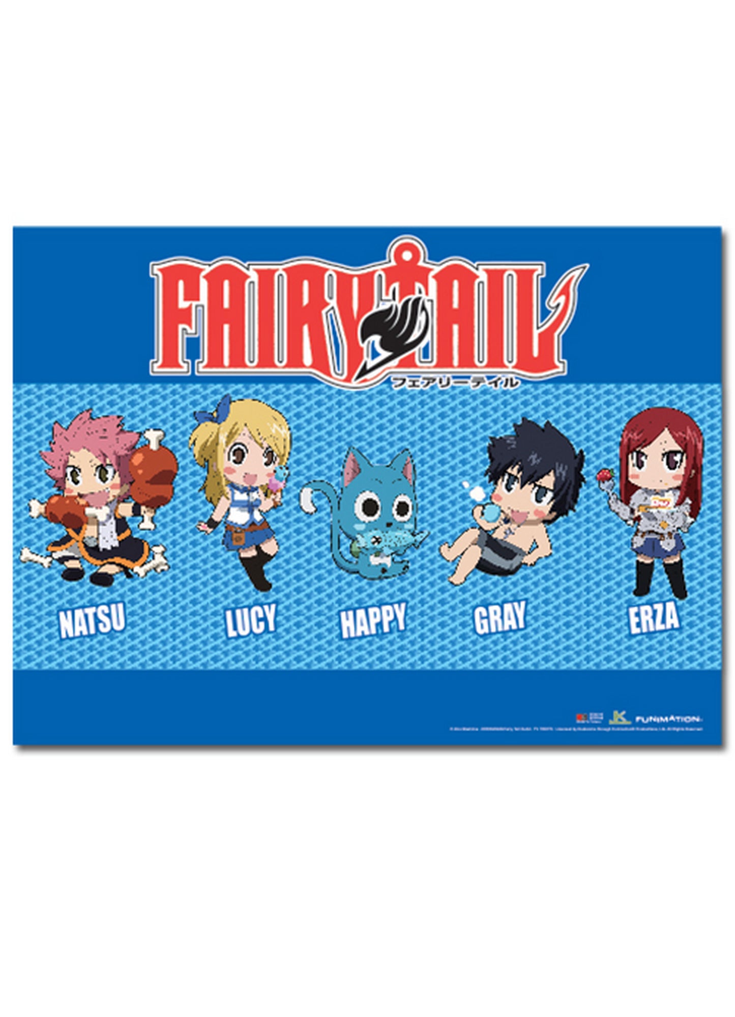 Fairy Tail - SD Group 2 Wall Scroll 31"W x 43"H