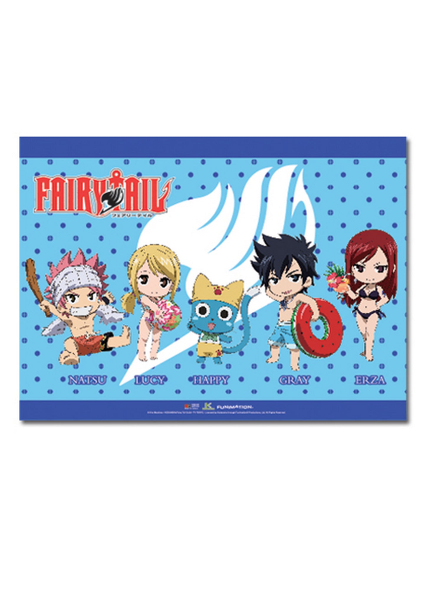 Fairy Tail - SD Group 5 Wall Scroll 31"W x 43"H
