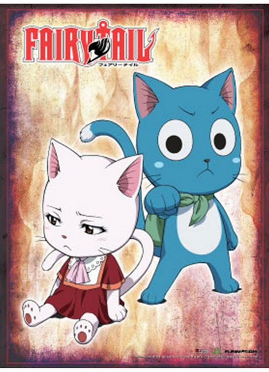 Fairy Tail - Happy & Carla Wall Scroll 31"W x 43"H