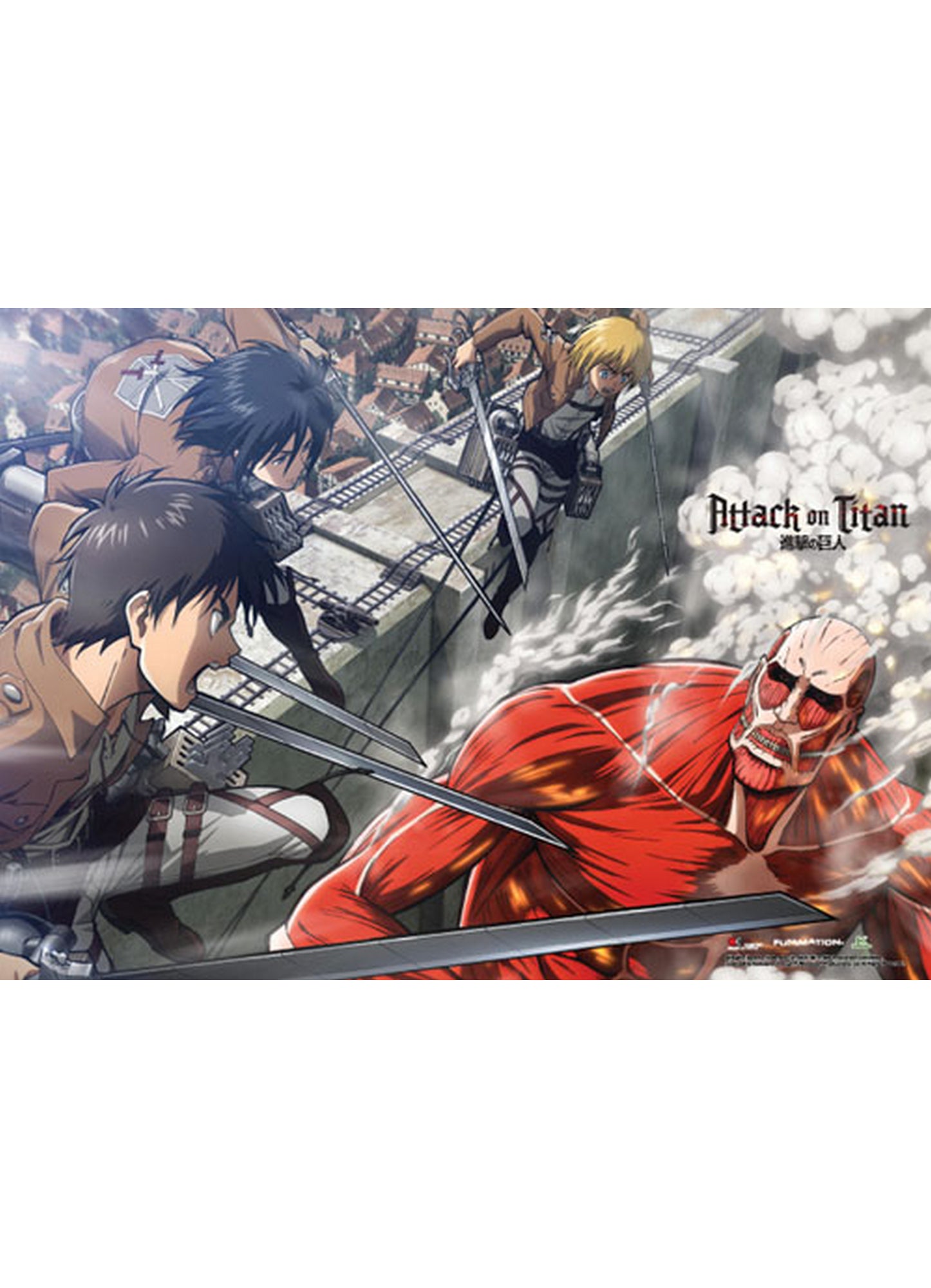 Attack On Titan - Group Special Edition Wall Scroll 31"W x 43"H