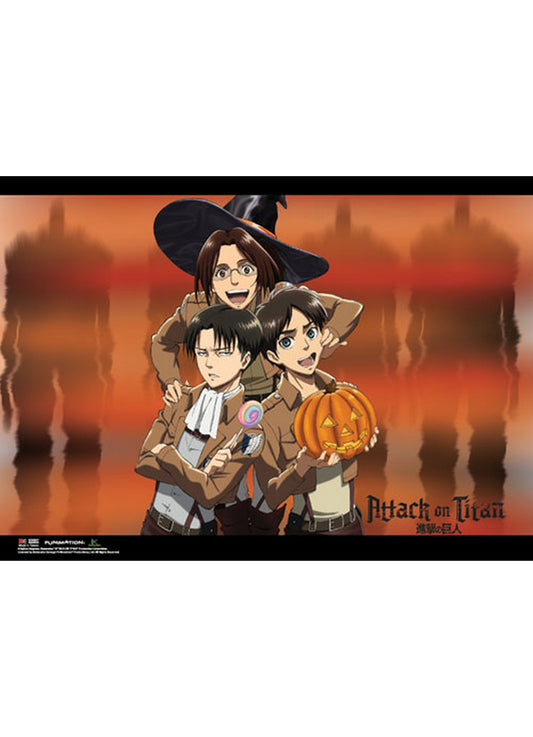 Attack On Titan - Halloween Group Special Edition Wall Scroll 31"W x 43"H