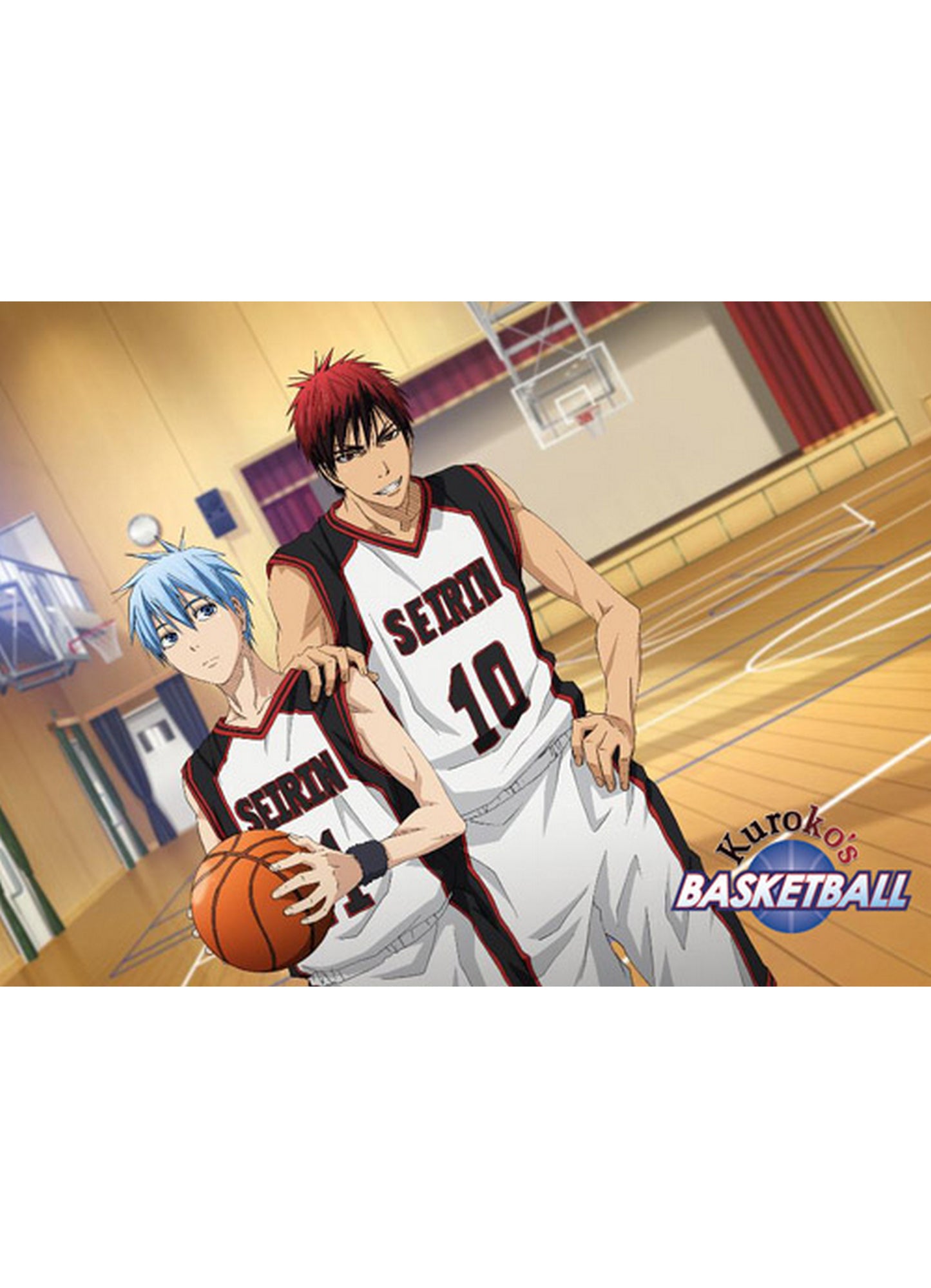 Kuroko's Basketball - Ball Court Group Wall Scroll 31"W x 43"H