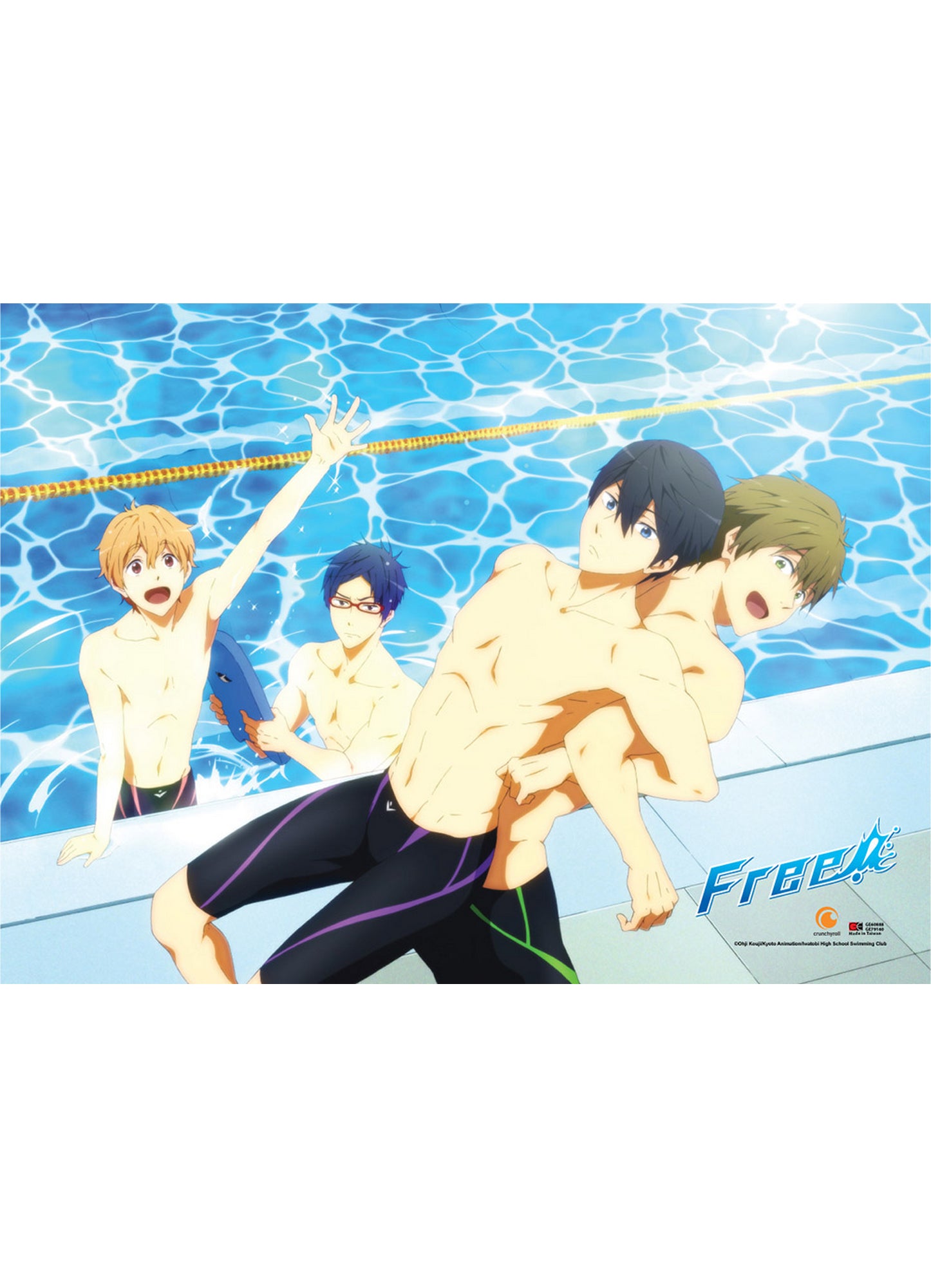 Free!: Dive to The Future - Poolside Wall Scroll 31"W x 43"H