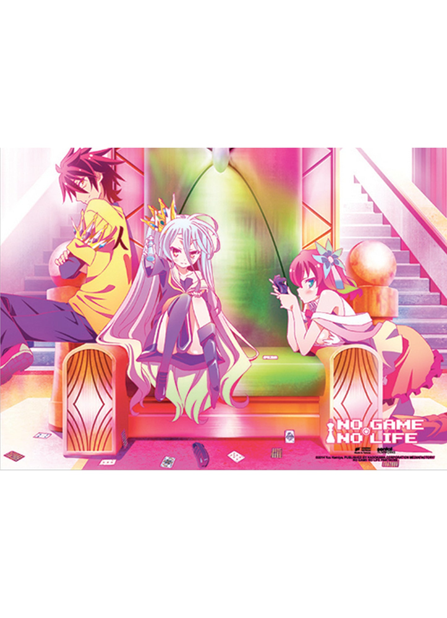 No Game No Life - The Throne Wall Scroll 31"W x 43"H