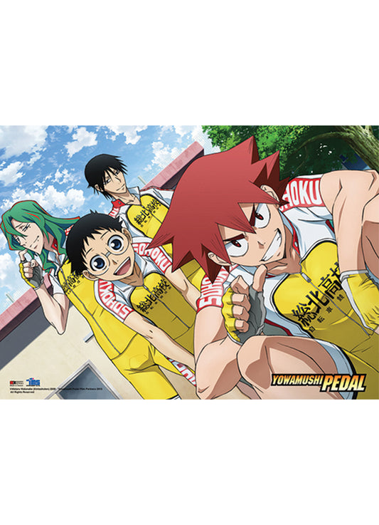 Yowamushi Pedal - Onoda Sakamichi, Imaizumi Shunsuke, Naruko Shoukichi And Makishima Yusuke Wall Scroll 31"W x 43"H