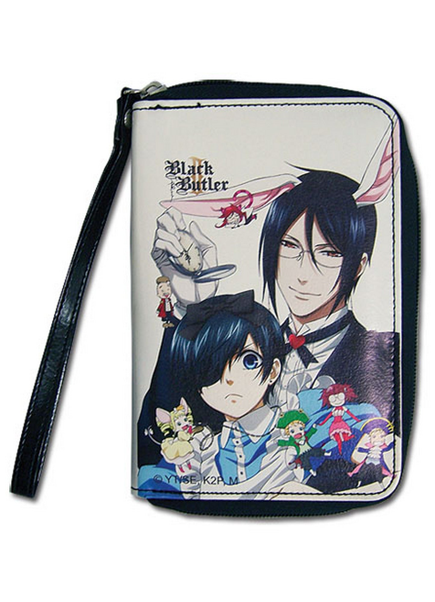 Black Butler 2 - Ciel Phantomhive In Wonderland Zip Around Wallet