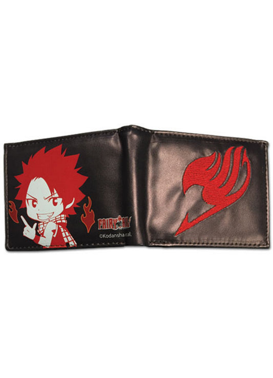 Fairy Tail - SD Natsu Dragneel And Logo Bi-Fold Wallet