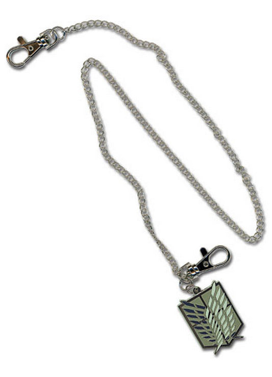 Attack On Titan - Survey Corps Emblem Wallet Chain