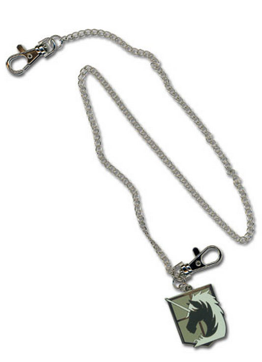 Attack On Titan - Military Police Regiment Emblem Wallet Chain