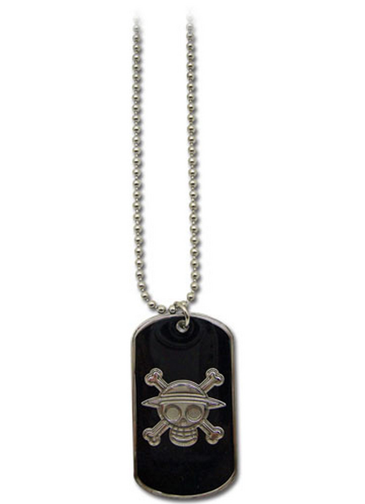 One Piece - Skull Dog Tag Necklace