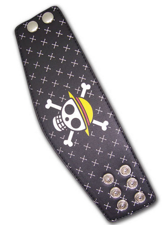 One Piece - Skull Leather Wristband